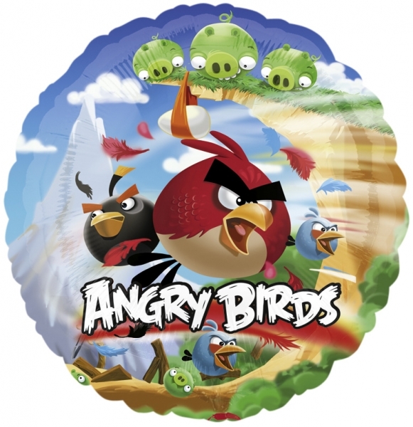 Fóliový balón Angry birds mix