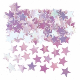 Konfety Glitz pink stars