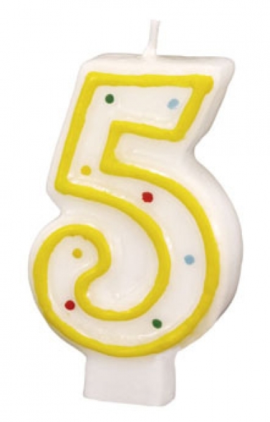 Sviečka 5 dots