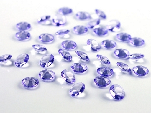 Kryštalové diamanty bledofialové