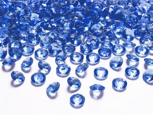 Kryštalové diamanty modré