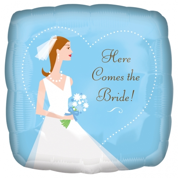 Foliový balón Here Comes the Bride