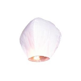 Lampion šťastia biely 100ks