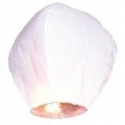 Lampion šťastia biely 100ks