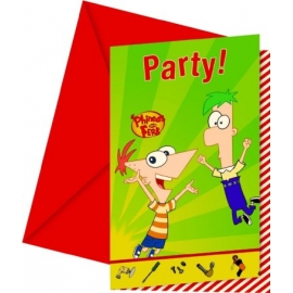 Pozvánky Phineas a Ferb