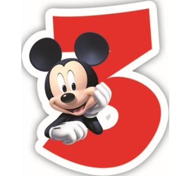 Sviečka 3 Mickey