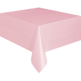 Obrus plastový pastel pink