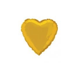 Fóliový balón zlaté srdce