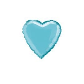 Foliový balón baby blue srdce