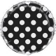 Fóliový balón dots black