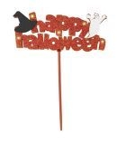 Tortová dekorácia led Happy Halloween