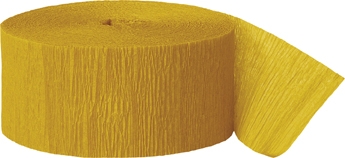 Krepov&yacute; papier goldenrod