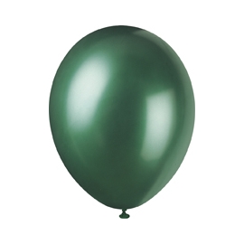Perleťové balóny zelené