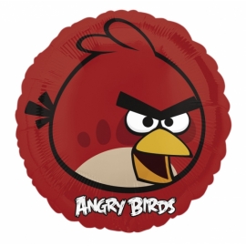fóliový balón angry birds červená