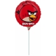 Mini fóliový balón Angry Birds červený