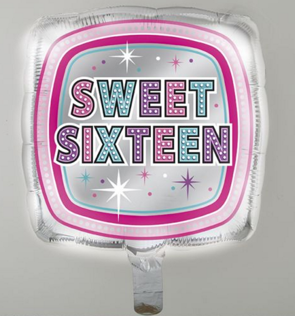 Fóliový balón sladkých 17-násť