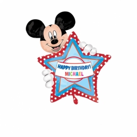 Fóliový balón Mickey Mouse s vlastným menom supershape