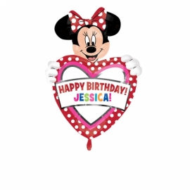 Fóliový balón Minnie Happy birthday supershape