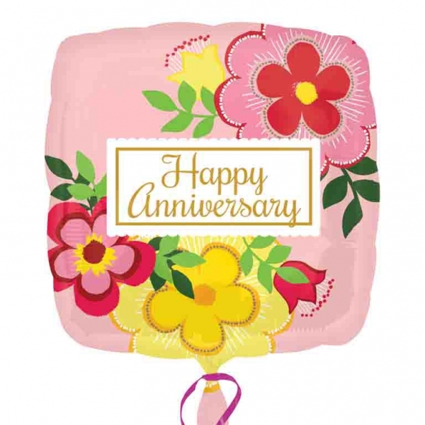 Fóliový balón na výročie Happy anniversary