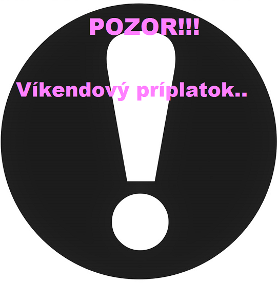 Víkendový príplatok - fúkanie balónov