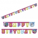 Banner Frozen happy birthday