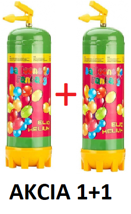 Héliová fľaša na 40 balónov (2x na 20 balónov)