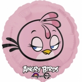 fóliový balón angry birds rúžová