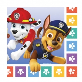 Servítky Labková Patrola 33cm 16ks