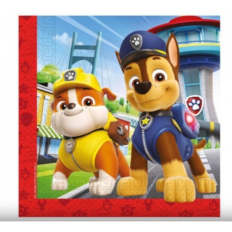 Servítky Labková Patrola 33cm 20ks