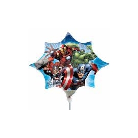 Mini foliový balón Avengers star