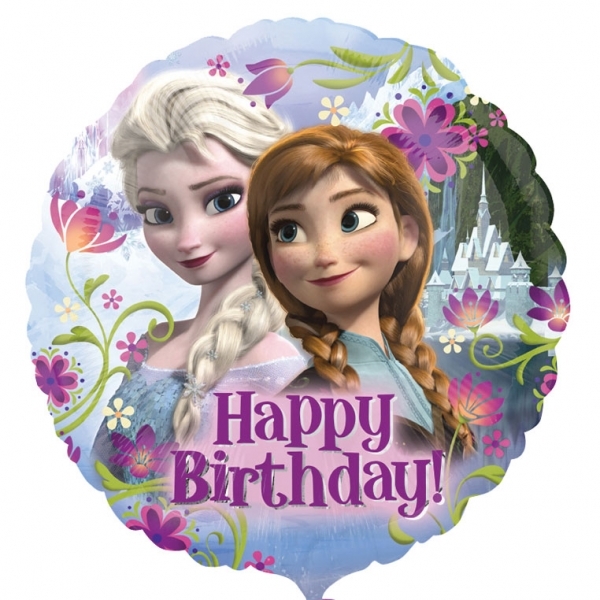 Foliov&yacute; bal&oacute;n Frozen Happy Birthday