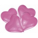 Srdcové balóny ružové 30cm