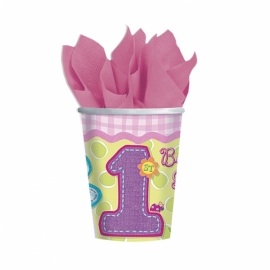 Pohárik 1.narodeniny baby-girl