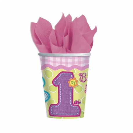 Pohárik 1.narodeniny baby-girl